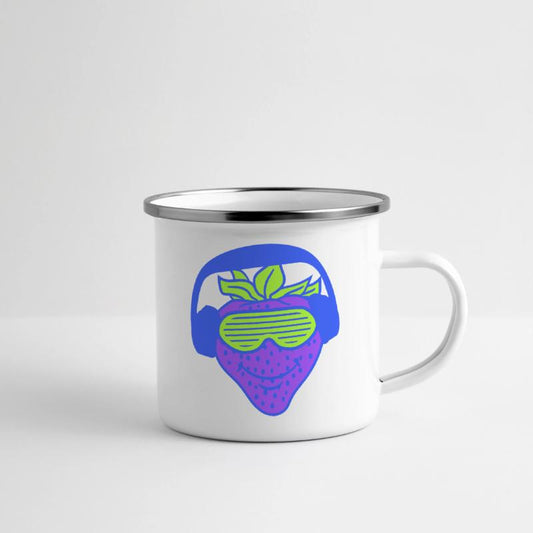 Cool DJ Strawberry Fruit Smile Music Party Funny