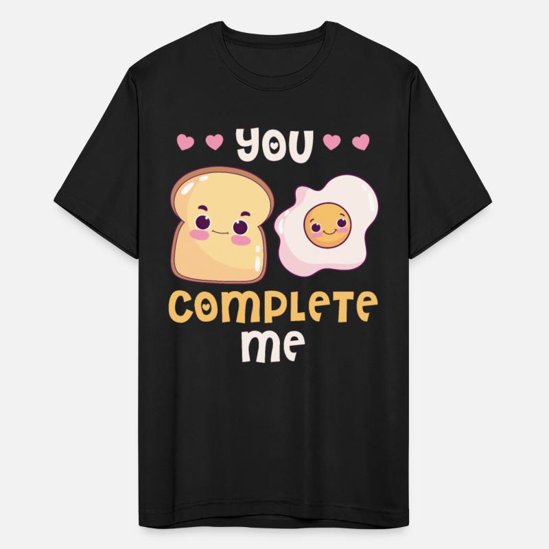 Couple eggs bacon toast breakfast Valentine's Day