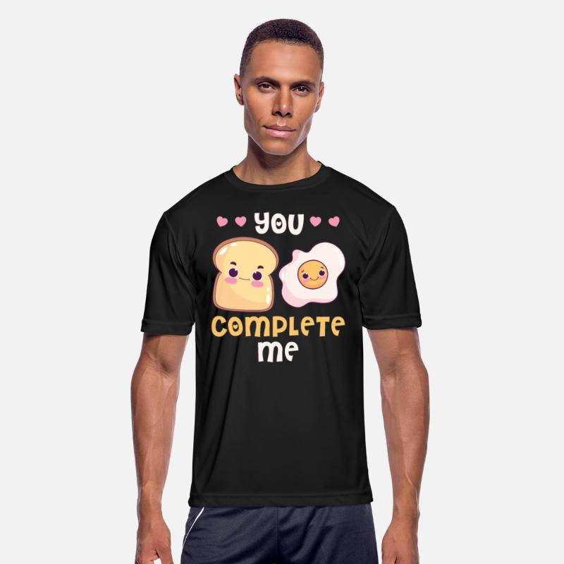 Couple eggs bacon toast breakfast Valentine's Day