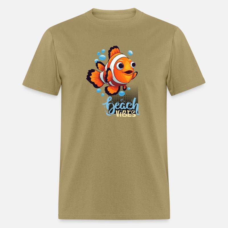 Cream Blue Green Modern Skeleton Beach