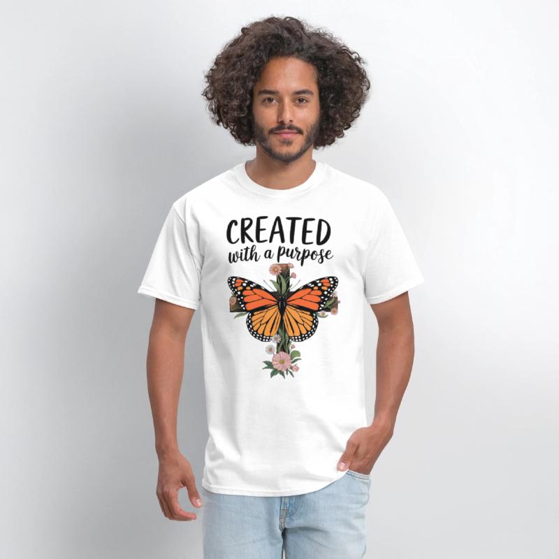 created with a purpose Christian Cross Of Jesus