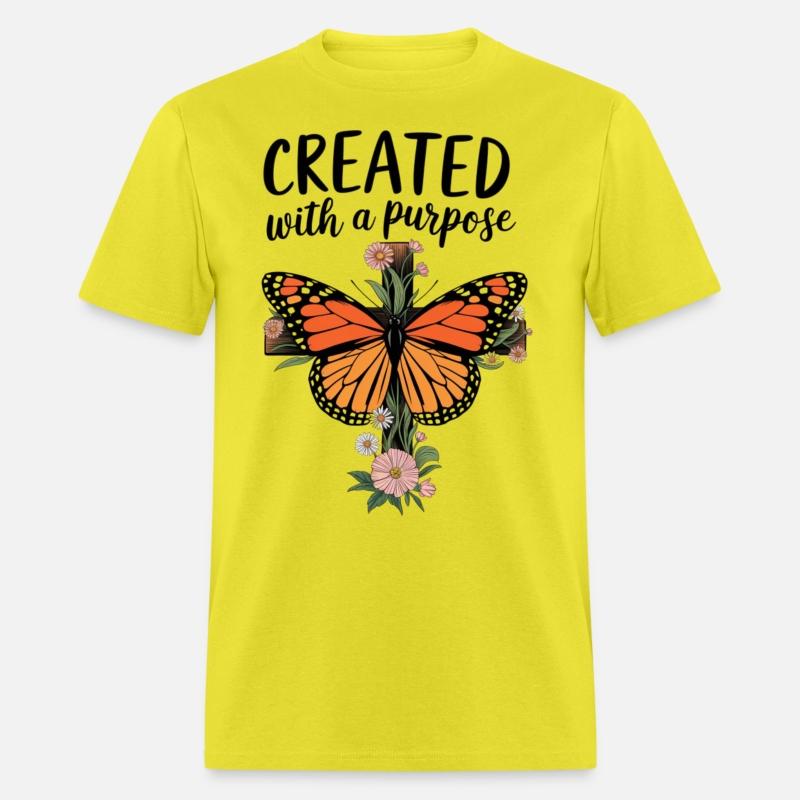 created with a purpose Christian Cross Of Jesus