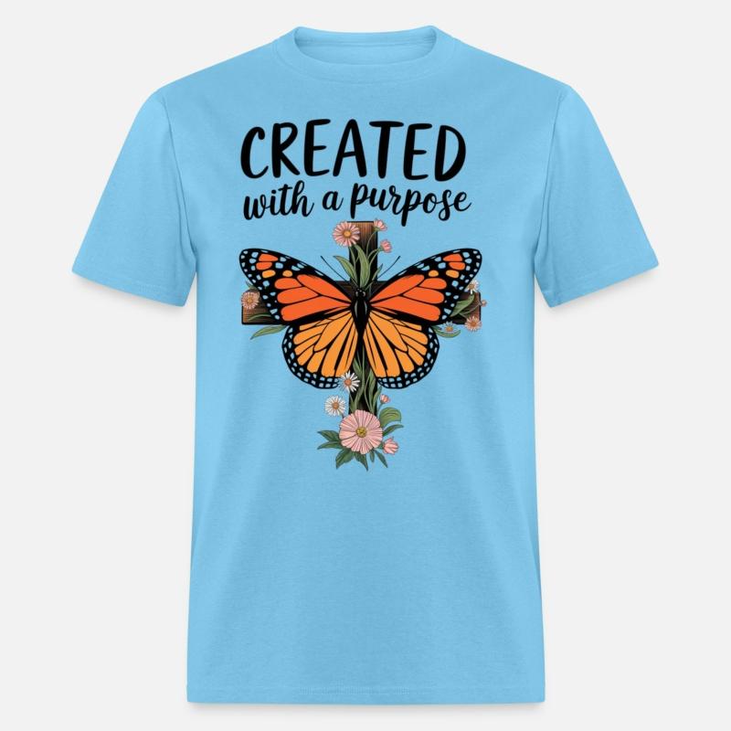 created with a purpose Christian Cross Of Jesus