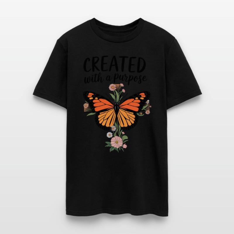 created with a purpose Christian Cross Of Jesus