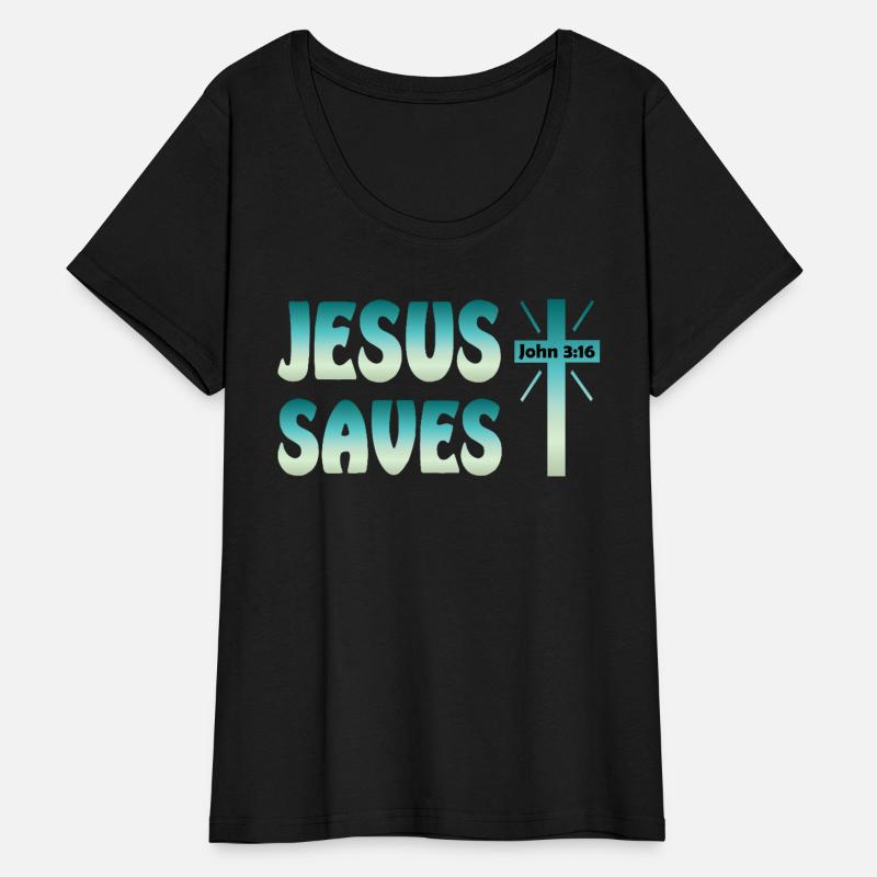 Cross, Jesus Saves, John 3:16. Minimalist