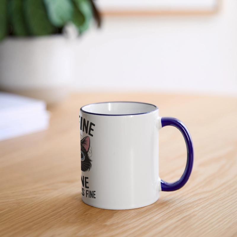 Cute black It's Fine I'm Fine Everything is Fine