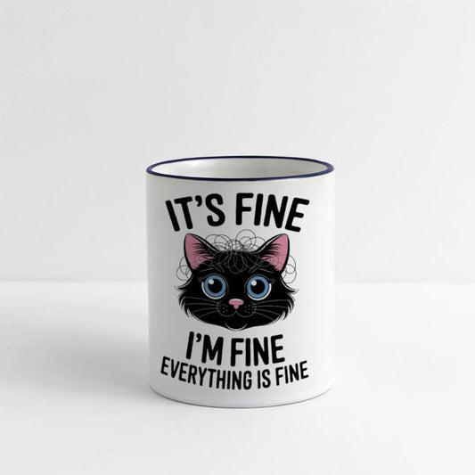 Cute black It's Fine I'm Fine Everything is Fine
