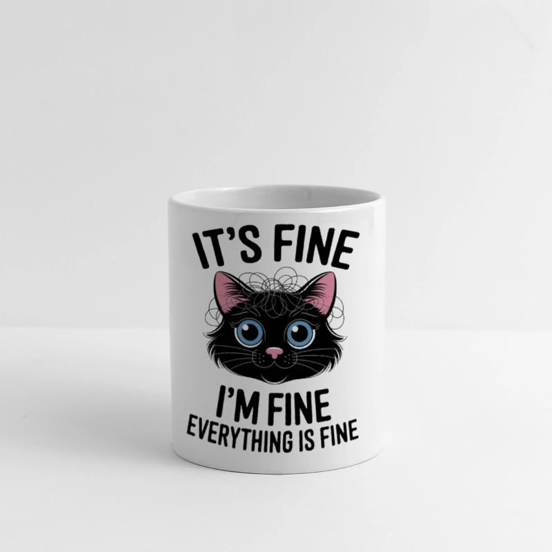 Cute black It's Fine I'm Fine Everything is Fine