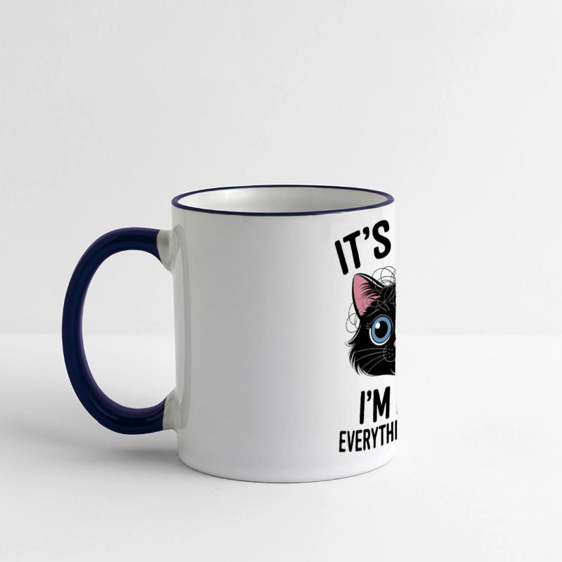 Cute black It's Fine I'm Fine Everything is Fine