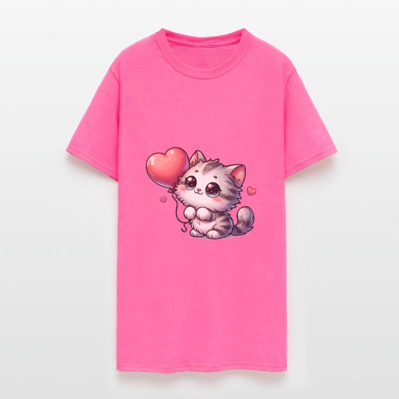 cute cat gift separate with ballon.