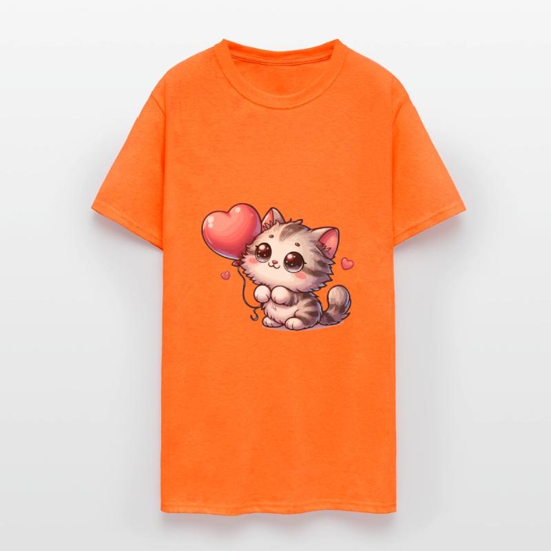 cute cat gift separate with ballon.