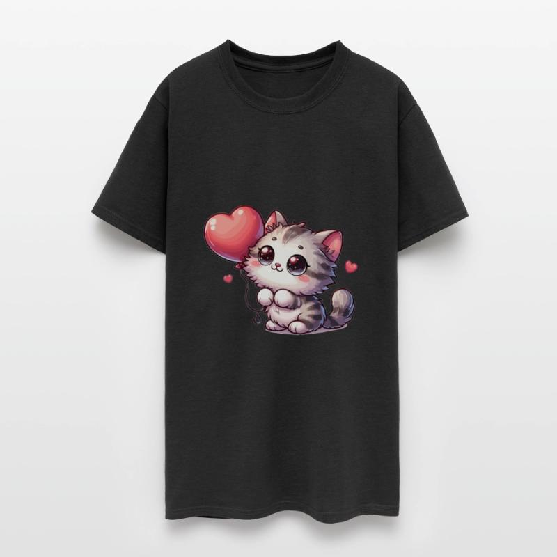 cute cat gift separate with ballon.