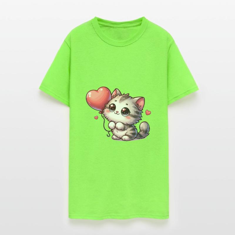 cute cat gift separate with ballon.