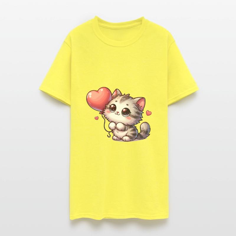 cute cat gift separate with ballon.