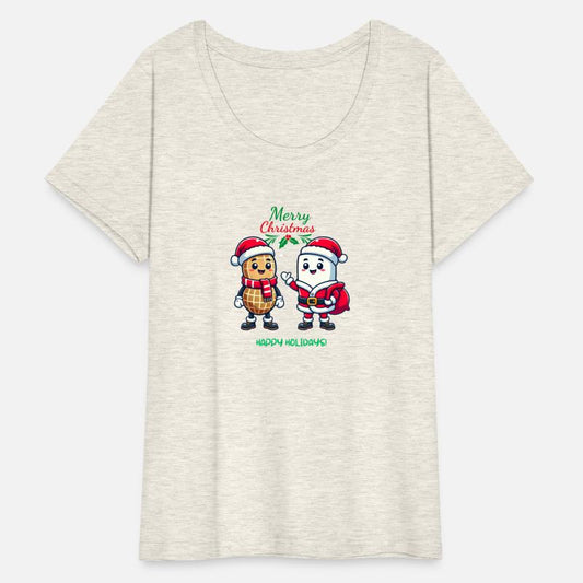 Cute Christmas Peanut and Marshmallow Friends