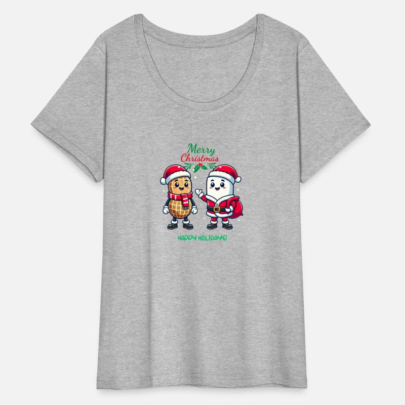 Cute Christmas Peanut and Marshmallow Friends