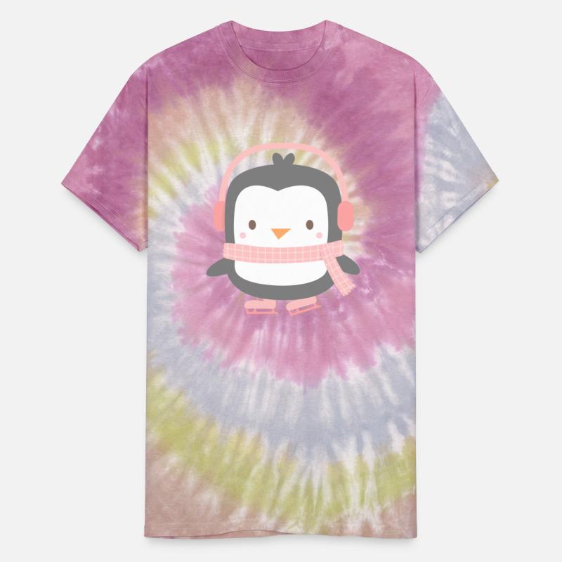 Cute Little Penguin with Pink Ear Muffs