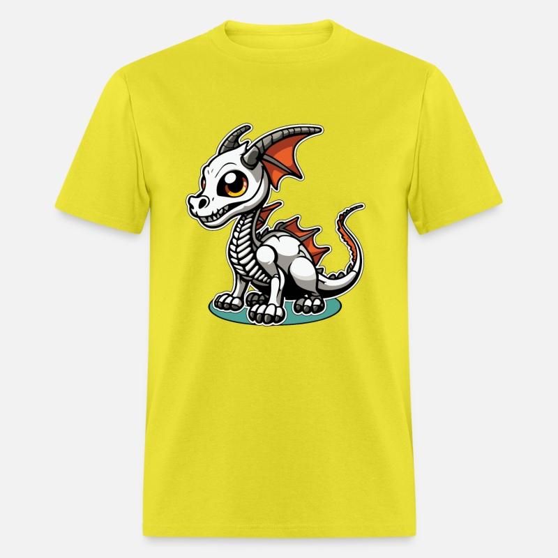 Cute Skeleton Dragon Illustration