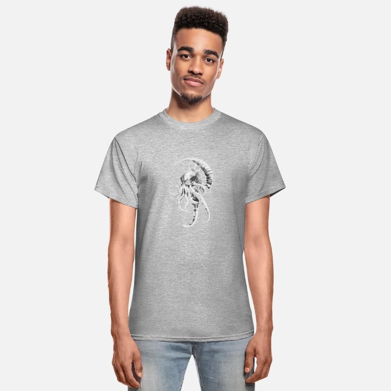 Dark Gothic Octopus Fossil – Anatomical Creature