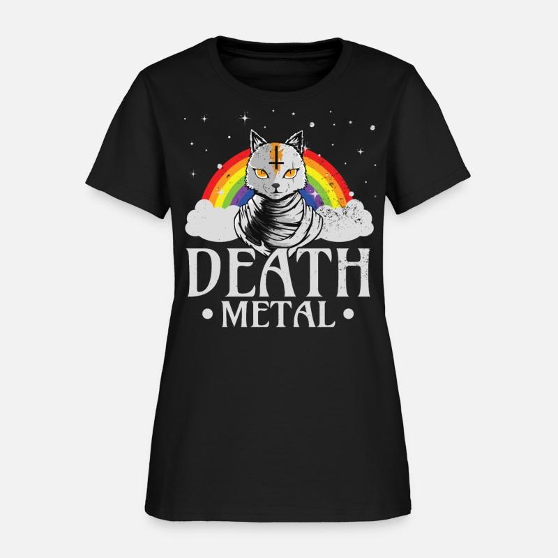 Death Metal Rock Satan Cat For Concerts Festivals