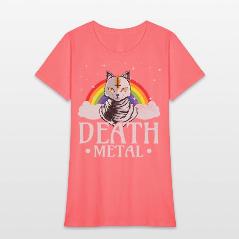 Death Metal Rock Satan Cat For Concerts Festivals