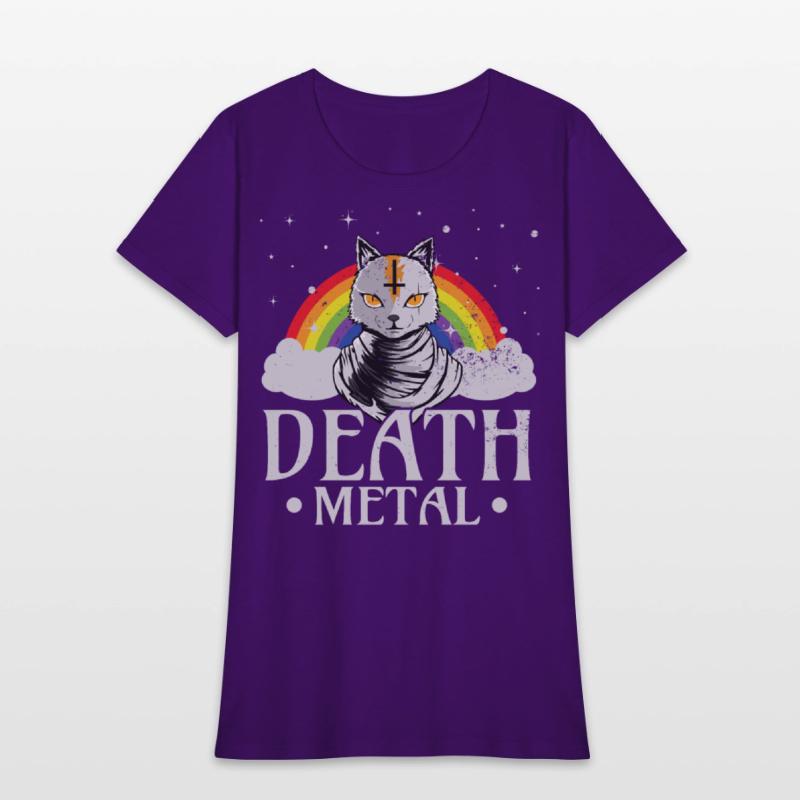 Death Metal Rock Satan Cat For Concerts Festivals
