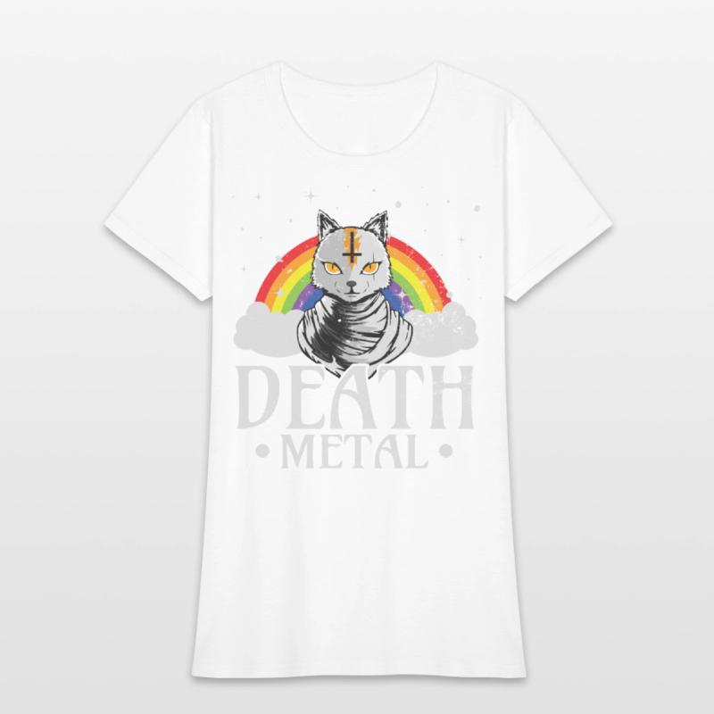 Death Metal Rock Satan Cat For Concerts Festivals
