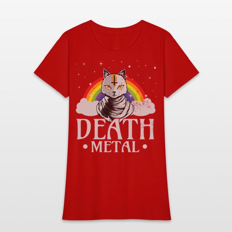Death Metal Rock Satan Cat For Concerts Festivals