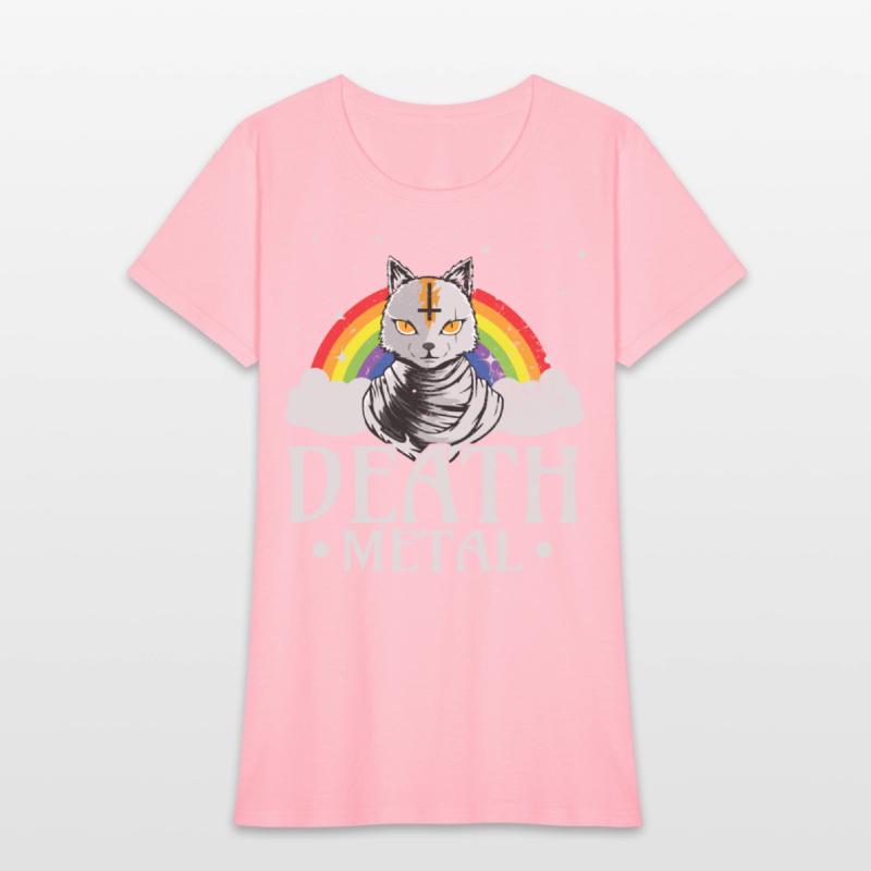 Death Metal Rock Satan Cat For Concerts Festivals