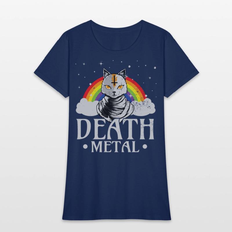 Death Metal Rock Satan Cat For Concerts Festivals