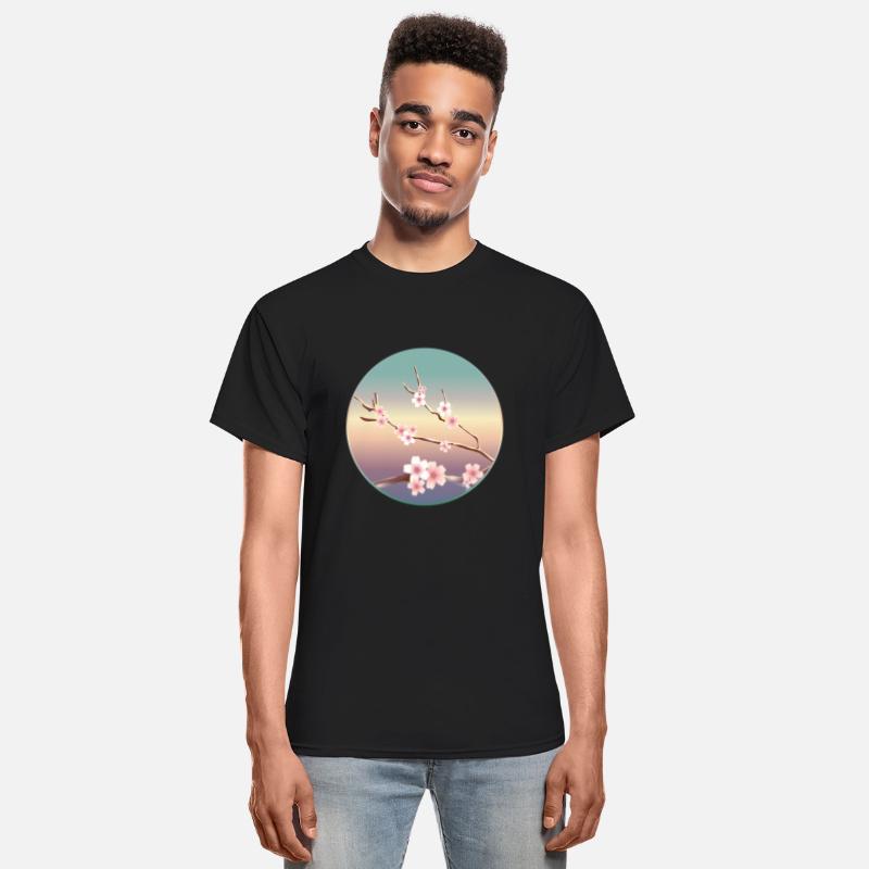 delicate cherry blossoms on a branch in spring