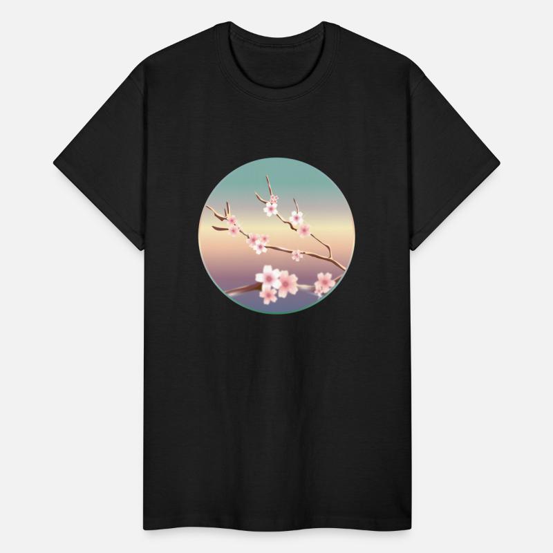 delicate cherry blossoms on a branch in spring