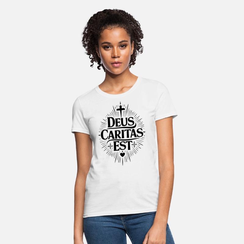 Deus Caritas Est | Latin Christian Faith Design