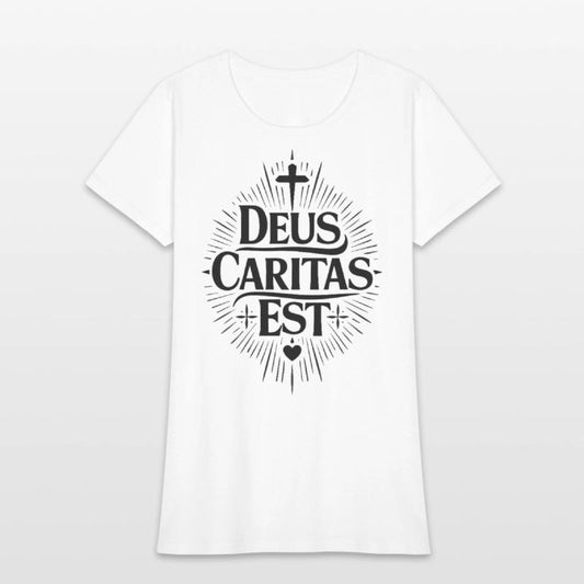 Deus Caritas Est | Latin Christian Faith Design