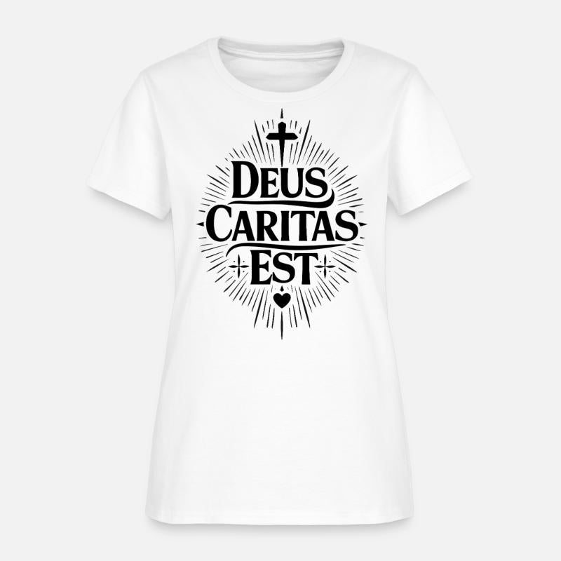 Deus Caritas Est | Latin Christian Faith Design