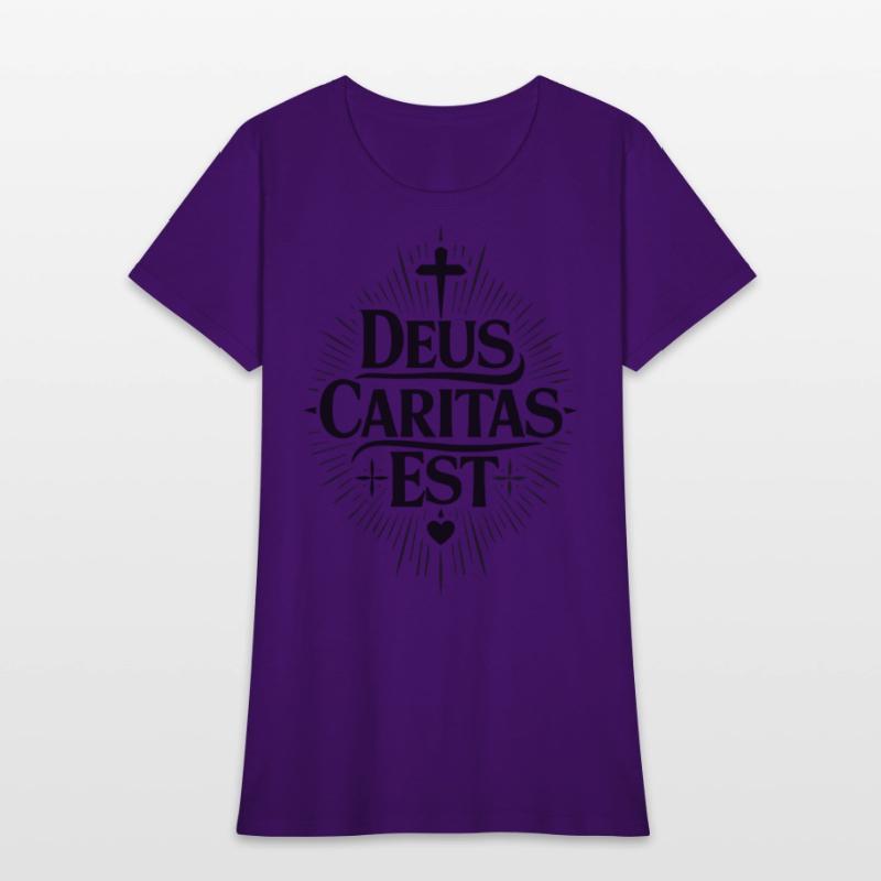 Deus Caritas Est | Latin Christian Faith Design