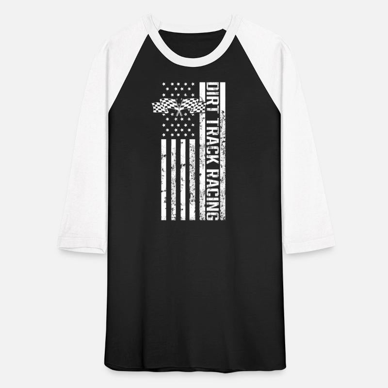 Dirt Track Racing USA Flag American Motocross