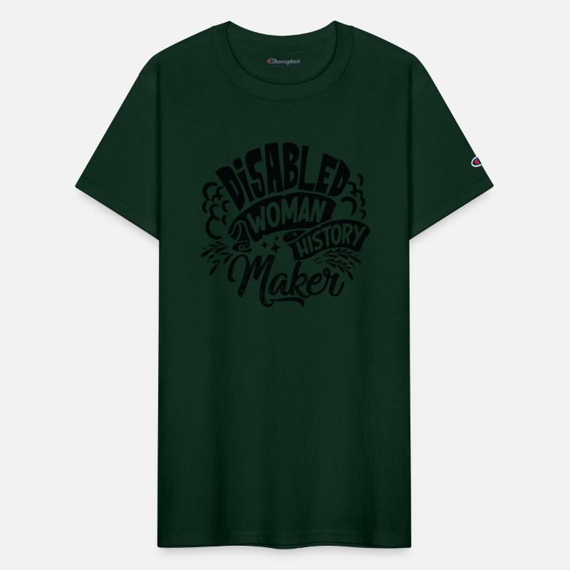 Disabled Woman History Maker (Black Design)