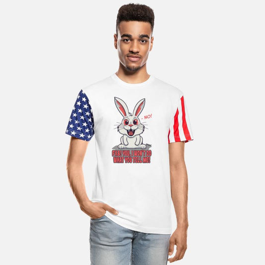 Disobedient Cartoon Bunny - Won't Do It