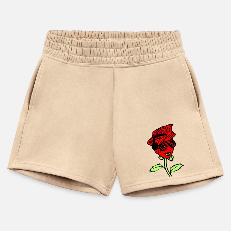 DJ Female Face Rose Flower Nature Blossoms Woman