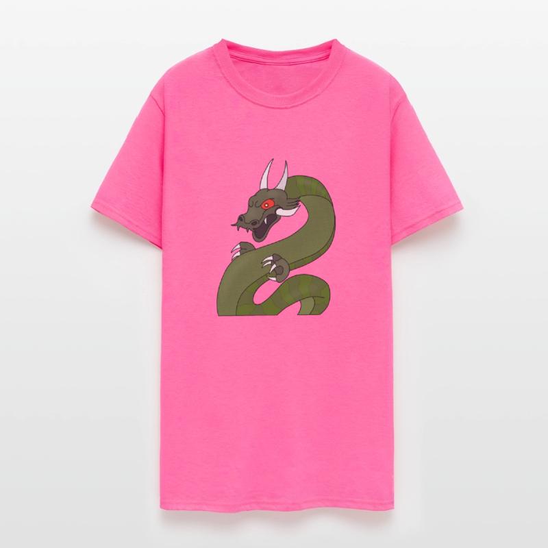 Dragon with red eyes