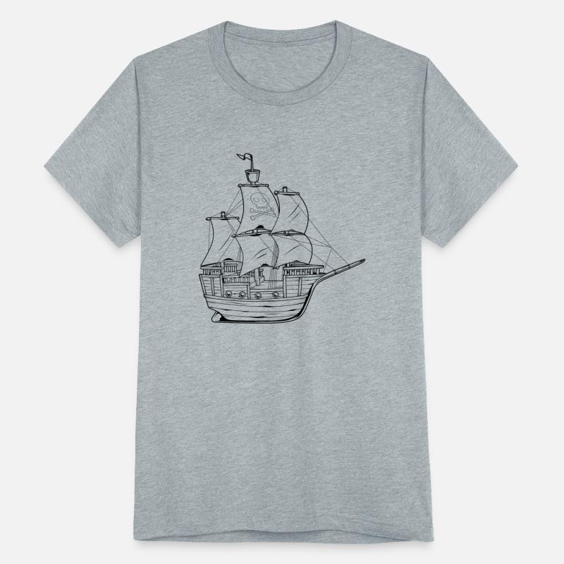 Drawing Of A Pirate Ship