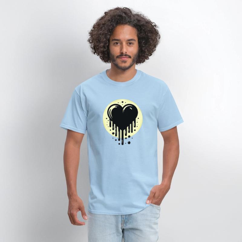 Dripping Heart Silhouette