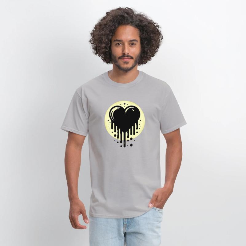 Dripping Heart Silhouette