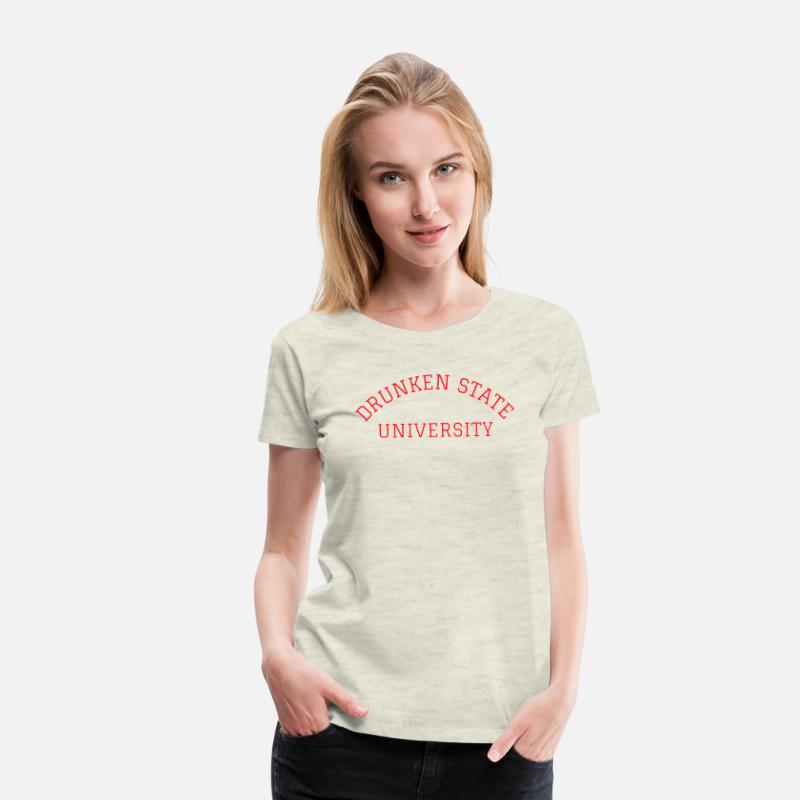 Drunken State University (red white college font)