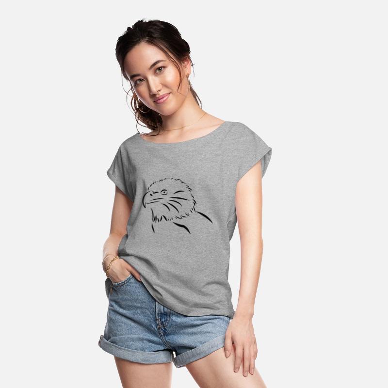 eagle head drawing black