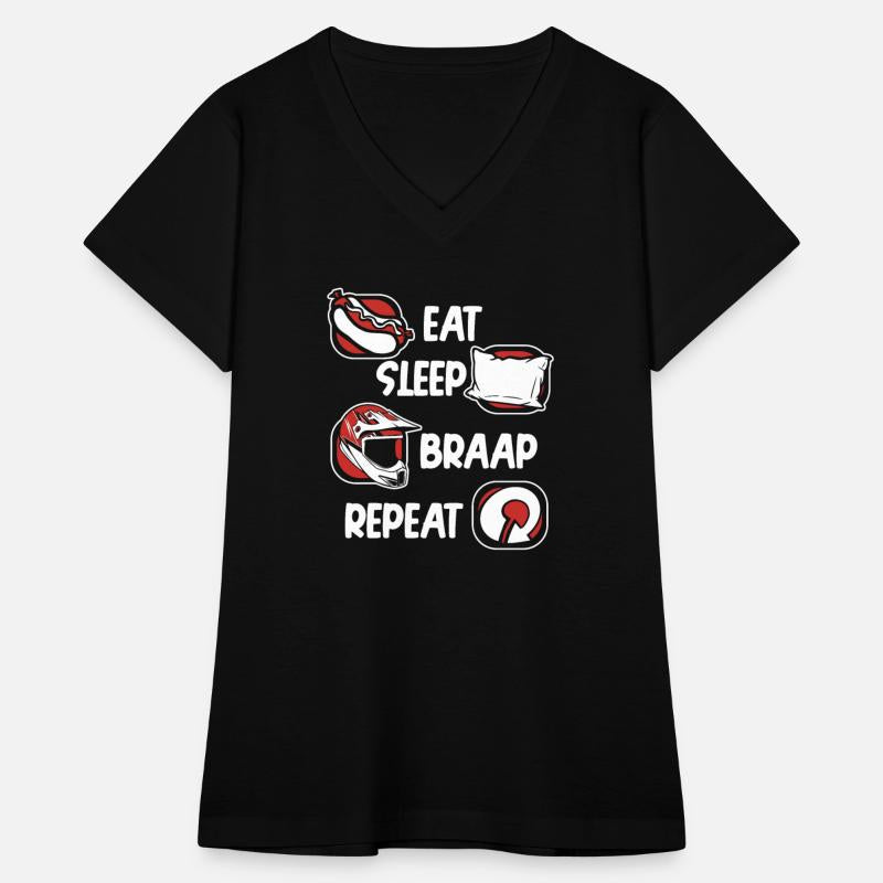 Eat Sleep Braap Repeat Supermoto Motorcycle