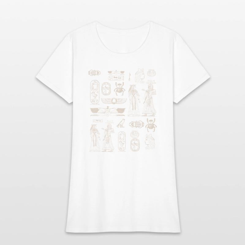 Egyptian hieroglyphs and deities