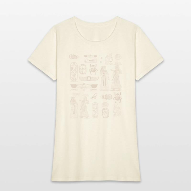 Egyptian hieroglyphs and deities