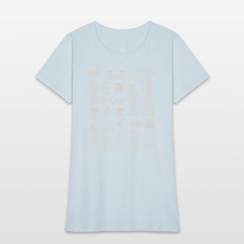 Egyptian hieroglyphs and deities